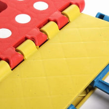 Load image into Gallery viewer, Portable Thick Plastic Kids folding Stool Outdoor Activity Tool Home Traveling Necessity, Color Random Delivery, Folding Stool