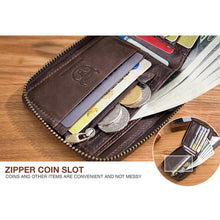 Load image into Gallery viewer, BUFF CAPTAIN 025 Leather Short Horizontal First-Layer Cowhide Wallet Multi-Function Card Tap Wallet