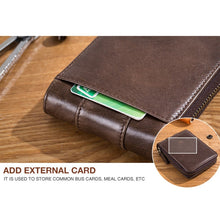 Load image into Gallery viewer, BUFF CAPTAIN 025 Leather Short Horizontal First-Layer Cowhide Wallet Multi-Function Card Tap Wallet