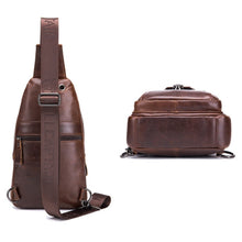 Load image into Gallery viewer, BUFF CAPTAIN 110 Men Leather Shoulder Bag First-Layer Cowhide Leather Multi-Function Chest Bag