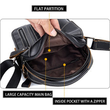Load image into Gallery viewer, BUFF CAPTAIN 037 First-Layer Cowhide Messenger Bag Male Sports Soft Leather Shoulder Bag