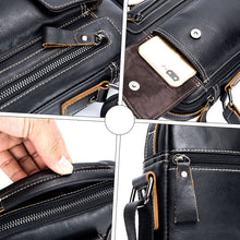 Load image into Gallery viewer, BUFF CAPTAIN 037 First-Layer Cowhide Messenger Bag Male Sports Soft Leather Shoulder Bag