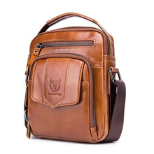 Load image into Gallery viewer, BUFF CAPTAIN 777 Men Leather Shoulder Bag First-Layer Cowhide Retro Large Capacity Satchel