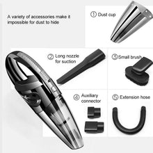 Load image into Gallery viewer, Wet And Dry Handheld High-Power Portable Car Vacuum Cleaner, R-6052C Vacuum Cleaner with USB Cable (Black), No-Wired Vacuum Cleaner, US Plug, Handle Vacuum Cleaner, US Plug (Red)