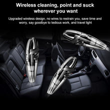 Load image into Gallery viewer, Wet And Dry Handheld High-Power Portable Car Vacuum Cleaner, R-6052C Vacuum Cleaner with USB Cable (Black), No-Wired Vacuum Cleaner, US Plug, Handle Vacuum Cleaner, US Plug (Red)