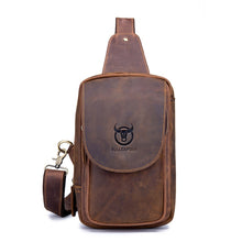 Load image into Gallery viewer, BUFF CAPTAIN 133 Men Leather Retro Shoulder Bag Diagonal Leather Bag, 133
