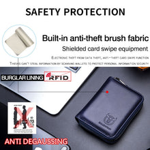 Load image into Gallery viewer, BUFF CAPTAIN 05 Head Layer Leather Card Bag Men Casual Leather Driver'S License Card Package