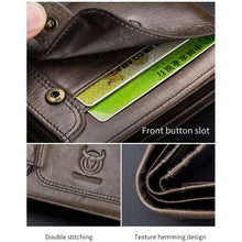 Load image into Gallery viewer, BUFF CAPTAIN 037 First-Layer Cowhide Men Leather Wallet Multi-Function Driver License Coin Purse