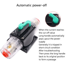 Load image into Gallery viewer, CB9 Car Audio Insurance RV Yacht Circuit Breaker Switch Short Circuit Overload Protection Switch, 10A, 15A, 20A, 30A, 40A, 50A, 60A, 80A, 100A, 150A