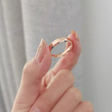 Load image into Gallery viewer, Fashion Simple Narrow BE THECHANGE Ring Electroplated 18k Titanium Steel Couple Ring, 4 US Size, 5 US Size, 6 US Size, 7 US Size, 8 US Size, 9 US Size, 10 US Size