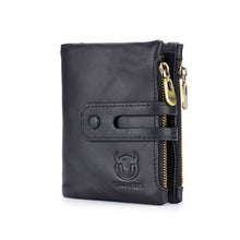 Load image into Gallery viewer, BUFF CAPTAIN 021 Leather Men Vertical Wallet Short Multi-Function Wallet