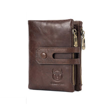 Load image into Gallery viewer, BUFF CAPTAIN 021 Leather Men Vertical Wallet Short Multi-Function Wallet