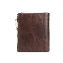 Load image into Gallery viewer, BUFF CAPTAIN 021 Leather Men Vertical Wallet Short Multi-Function Wallet