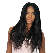 Load image into Gallery viewer, B1104 Long Hair Stretch Mesh Chemical Fiber Headgear Braid Wig
