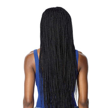 Load image into Gallery viewer, B1104 Long Hair Stretch Mesh Chemical Fiber Headgear Braid Wig
