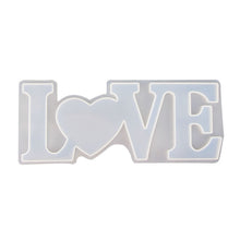 Load image into Gallery viewer, DIY Crystal Epoxy Silicone Letter Mold, Anti-letter MD3300_LOVE Mold, Anti-letter MD3301_HOME Mold, Anti-letter MD3302_Family Mold, Positive Letter MD3313_LOVE Mold, Positive Letter MD3314_HOME Mold, Positive Letter MD3315_FAMILY Mold