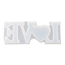 Load image into Gallery viewer, DIY Crystal Epoxy Silicone Letter Mold, Anti-letter MD3300_LOVE Mold, Anti-letter MD3301_HOME Mold, Anti-letter MD3302_Family Mold, Positive Letter MD3313_LOVE Mold, Positive Letter MD3314_HOME Mold, Positive Letter MD3315_FAMILY Mold