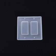 Load image into Gallery viewer, Crystal Epoxy Mirror Porous Socket Button Data Line Switch Panel Silicone Mold, Style One, Style Two, Style Three, Style Four, Style Five, Style Six