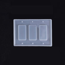 Load image into Gallery viewer, Crystal Epoxy Mirror Porous Socket Button Data Line Switch Panel Silicone Mold, Style One, Style Two, Style Three, Style Four, Style Five, Style Six