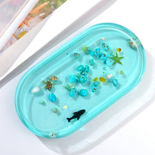 Load image into Gallery viewer, Oval Dish Silicone Mold DIY Crystal Glue Storage Box Mold, MD3706