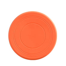 Load image into Gallery viewer, Pet Toy Flying Disc Pet Interactive Training Floating Water Bite-Resistant Soft Flying Disc, Orange, Black, Red, Purple, Blue, Yellow, Green