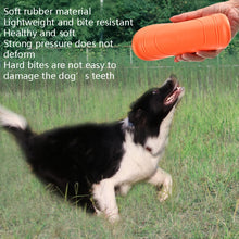Load image into Gallery viewer, Pet Toy Flying Disc Pet Interactive Training Floating Water Bite-Resistant Soft Flying Disc, Orange, Black, Red, Purple, Blue, Yellow, Green