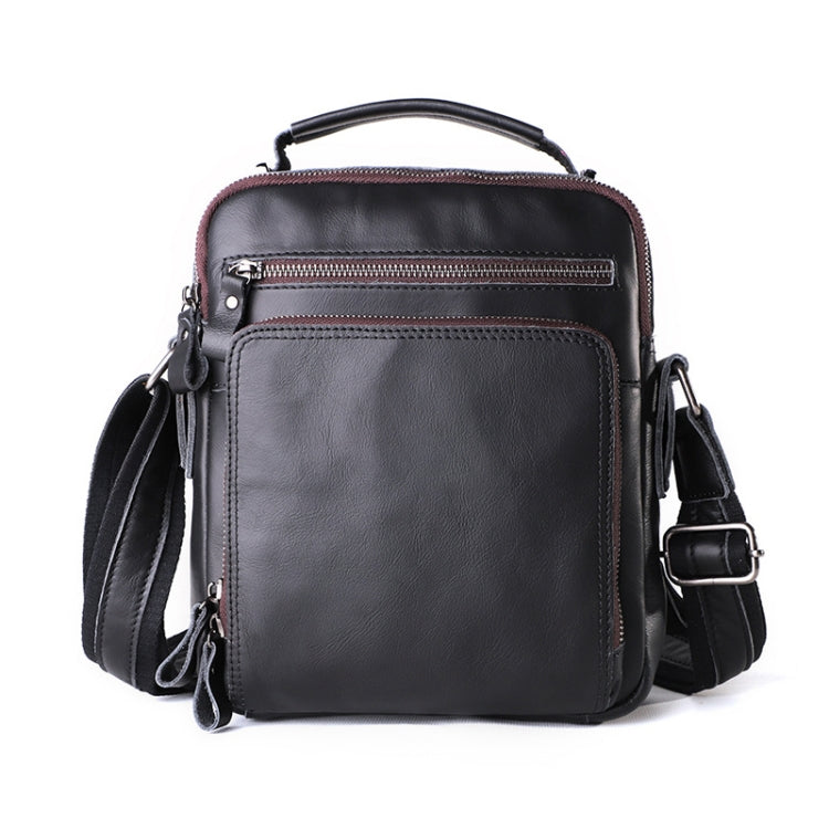 6479 Men Casual Large-Capacity One-Shoulder Messenger Leather Bag