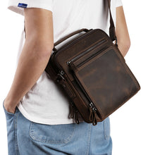 Load image into Gallery viewer, 6479 Men Casual Large-Capacity One-Shoulder Messenger Leather Bag