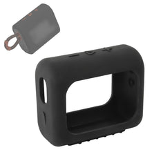 Load image into Gallery viewer, For JBL GO3 Bluetooth Speaker Silicone Cover Portable Protective Case with Carabiner, Red, Black, Silver Gray, Orange, Dark Blue, Mint Green, Army Green