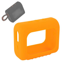 Load image into Gallery viewer, For JBL GO3 Bluetooth Speaker Silicone Cover Portable Protective Case with Carabiner, Red, Black, Silver Gray, Orange, Dark Blue, Mint Green, Army Green