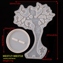Load image into Gallery viewer, Jewelry Storage Rack Mold DIY Ornaments Epoxy Mold, MD3717+MD3718