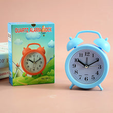 Load image into Gallery viewer, 2 PCS Student Bed Small Alarm Clock Desk Alarm Clock, Red, Blue, Beige, Pink