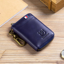 Load image into Gallery viewer, BUFF CAPTAIN 474 Multifunctional Leather Coin Purse Man Hanging Waist Door Anti-Brush Key Bag, Blue, Black, Yellow Brown, Brown, Yellow Brown Gift Box, Black Gift Box, Brown Gift Box, Blue Gift Box