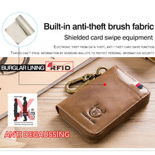 Load image into Gallery viewer, BUFF CAPTAIN 474 Multifunctional Leather Coin Purse Man Hanging Waist Door Anti-Brush Key Bag, Blue, Black, Yellow Brown, Brown, Yellow Brown Gift Box, Black Gift Box, Brown Gift Box, Blue Gift Box