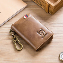 Load image into Gallery viewer, BUFF CAPTAIN 474 Multifunctional Leather Coin Purse Man Hanging Waist Door Anti-Brush Key Bag, Blue, Black, Yellow Brown, Brown, Yellow Brown Gift Box, Black Gift Box, Brown Gift Box, Blue Gift Box