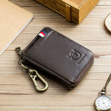 Load image into Gallery viewer, BUFF CAPTAIN 474 Multifunctional Leather Coin Purse Man Hanging Waist Door Anti-Brush Key Bag, Blue, Black, Yellow Brown, Brown, Yellow Brown Gift Box, Black Gift Box, Brown Gift Box, Blue Gift Box