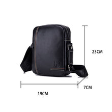 Load image into Gallery viewer, BUFF CAPTAIN 228 Men Leather Shoulder Bag First-Layer Cowhide Casual Mini Diagonal Bag