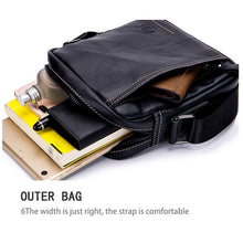 Load image into Gallery viewer, BUFF CAPTAIN 228 Men Leather Shoulder Bag First-Layer Cowhide Casual Mini Diagonal Bag