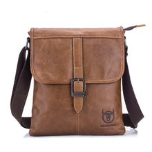 Load image into Gallery viewer, BUFF CAPTAIN 034 Men Leather Shoulder Bag Sports Outdoor First-Layer Cowhide Bag