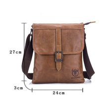 Load image into Gallery viewer, BUFF CAPTAIN 034 Men Leather Shoulder Bag Sports Outdoor First-Layer Cowhide Bag