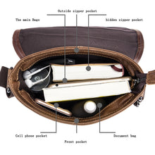 Load image into Gallery viewer, BUFF CAPTAIN 034 Men Leather Shoulder Bag Sports Outdoor First-Layer Cowhide Bag