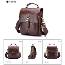 Load image into Gallery viewer, BUFF CAPTAIN 302 First-Layer Cowhide Men Casual Shoulder Bag Leather Retro Briefcase
