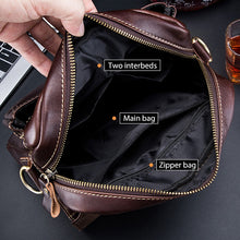 Load image into Gallery viewer, BUFF CAPTAIN 302 First-Layer Cowhide Men Casual Shoulder Bag Leather Retro Briefcase