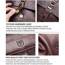 Load image into Gallery viewer, BUFF CAPTAIN 302 First-Layer Cowhide Men Casual Shoulder Bag Leather Retro Briefcase