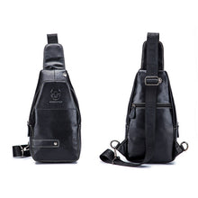 Load image into Gallery viewer, BUFF CAPTAIN 087 Men Leather Shoulder Bag First-Layer Cowhide Sports Chest Bag