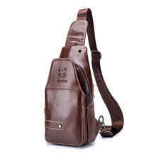 Load image into Gallery viewer, BUFF CAPTAIN 087 Men Leather Shoulder Bag First-Layer Cowhide Sports Chest Bag