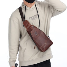 Load image into Gallery viewer, BUFF CAPTAIN 087 Men Leather Shoulder Bag First-Layer Cowhide Sports Chest Bag