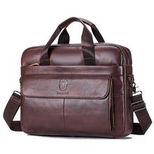 Load image into Gallery viewer, BUFF CAPTAIN 046 Men Leather Briefcase First-Layer Cowhide Computer Handbag