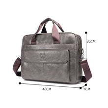Load image into Gallery viewer, BUFF CAPTAIN 046 Men Leather Briefcase First-Layer Cowhide Computer Handbag