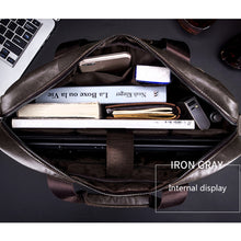 Load image into Gallery viewer, BUFF CAPTAIN 046 Men Leather Briefcase First-Layer Cowhide Computer Handbag
